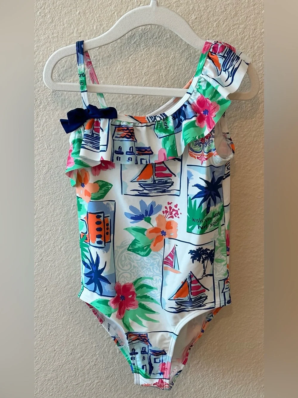 Gymboree Vacation Postcard One Piece Swimsuit